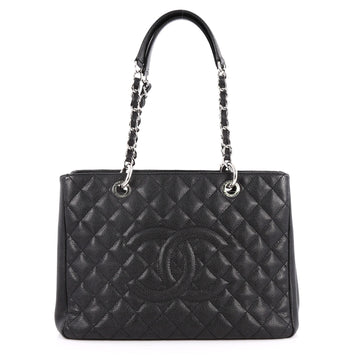Chanel Grand Shopping Tote Quilted Caviar Black 2592608