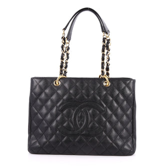 Chanel Grand Shopping Tote Quilted Caviar Black 2592903