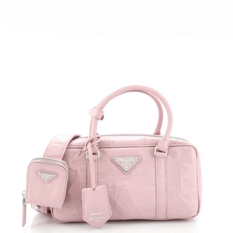 Prada Re-Edition Top Handle Bauletto Bag Nappa Antique Medium