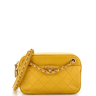 Chanel Chain Infinity Camera Bag Quilted Lambskin