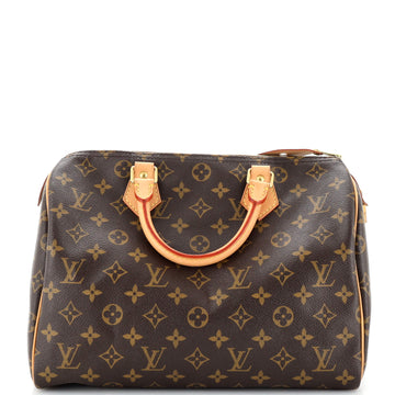 Louis Vuitton Speedy Handbag Monogram Canvas 30