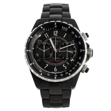 Chanel J12 Superleggera Chronograph  Automatic Watch Ceramic and Stainless Steel 41