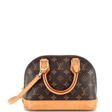 Louis Vuitton Alma Handbag Monogram Canvas BB