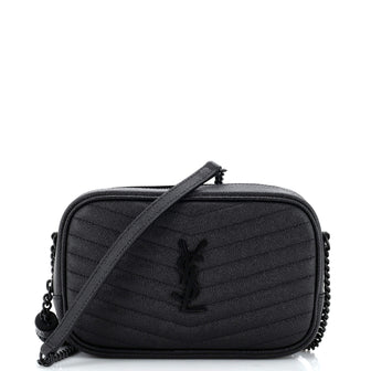 Saint Laurent Lou Camera Bag Matelasse Chevron Leather Mini