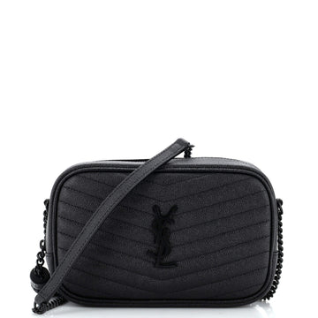 Saint Laurent Lou Camera Bag Matelasse Chevron Leather Mini
