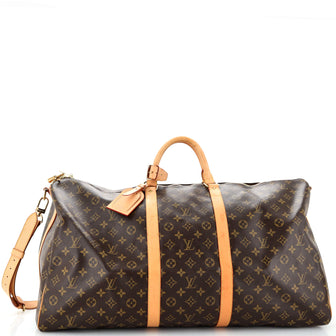 Louis Vuitton Keepall Bandouliere Bag Monogram Canvas 60