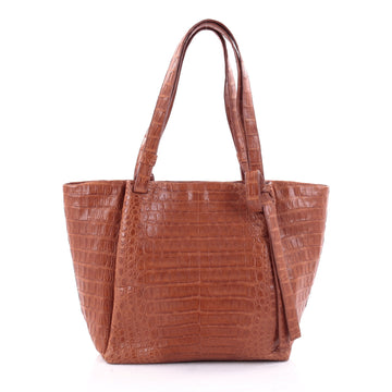 Nancy Gonzalez Tote Crocodile Medium Orange 2594003