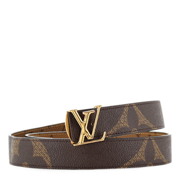 Louis Vuitton LV Iconic Reversible Belt Reverse Monogram Canvas Medium