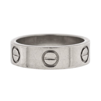 Cartier Love Band Ring 18K White Gold
