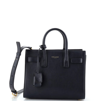 Saint Laurent Sac de Jour Bag Leather Nano