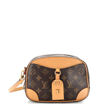 Louis Vuitton Deauville Handbag Monogram Canvas Mini
