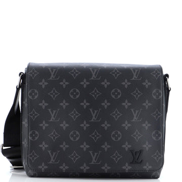 Louis Vuitton District Messenger Bag Monogram Eclipse Canvas MM