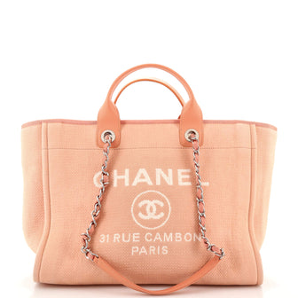 Chanel Deauville NM Tote Mixed Fibers Medium