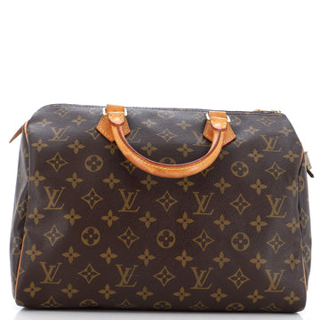 Louis Vuitton Speedy Handbag Monogram Canvas 30