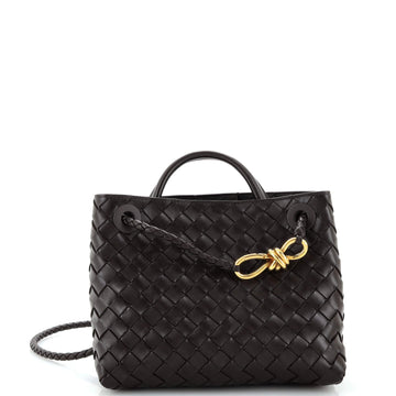 Bottega Veneta Andiamo Top Handle Bag Intrecciato Nappa Small