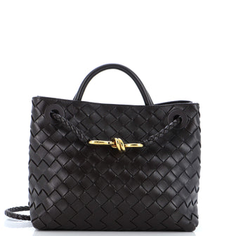 Bottega Veneta Andiamo Top Handle Bag Intrecciato Nappa Small