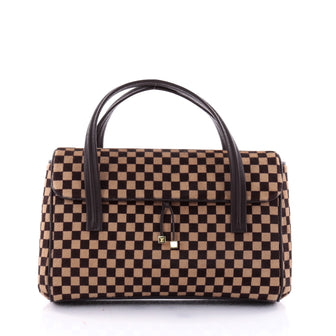 Louis Vuitton Lionne Handbag Damier Sauvage Brown 2597002