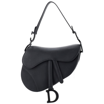 Christian Dior Ultra Matte Saddle Handbag Leather Medium
