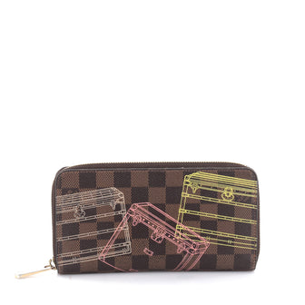 Louis Vuitton Zippy Wallet Limited Edition Damier Brown 2597401