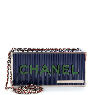 Chanel Paris-Hamburg Shipping Container Minaudiere Lucite
