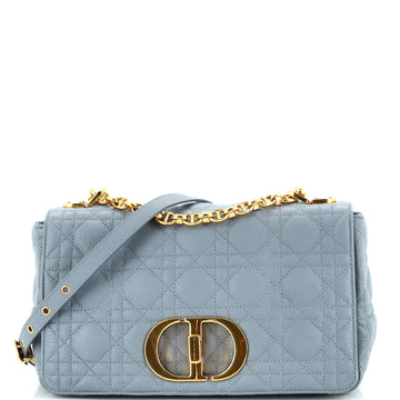 Christian Dior Caro Bag Cannage Quilt Calfskin Medium