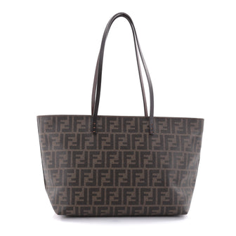 Fendi Roll Tote Zucca Coated Canvas Large Brown 2598401