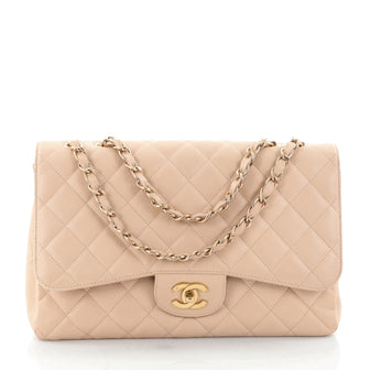 Chanel Classic Single Flap Bag Quilted Caviar Jumbo 2598601