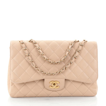 Chanel Classic Single Flap Bag Quilted Caviar Jumbo 2598601