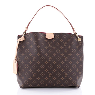 Louis Vuitton Graceful Handbag Monogram Canvas PM Brown 2598701