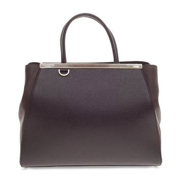 Fendi 2Jours Leather Medium