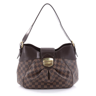 Louis Vuitton Sistina Handbag Damier MM Brown 2599103