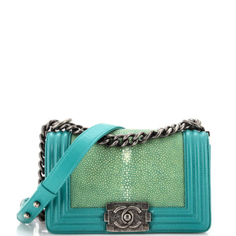 Chanel Boy Flap Bag Stingray Small