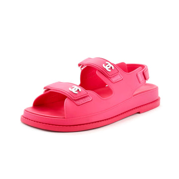 Chanel Women's Velcro Dad Sandals Rubber
