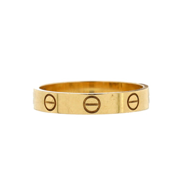 Cartier Love Wedding Band Ring 18K Yellow Gold