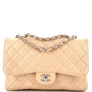 Chanel Classic Single Flap Bag Quilted Caviar Jumbo