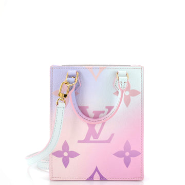 Louis Vuitton Petit Sac Plat Bag Spring in the City Monogram Giant Canvas