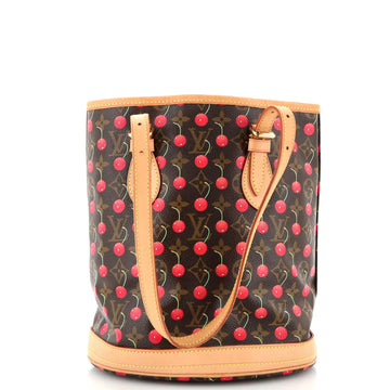 Louis Vuitton Bucket Bag Limited Edition Monogram Cerises