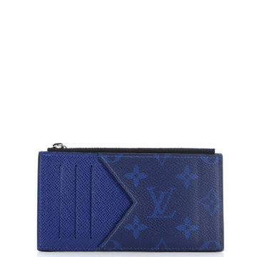 Louis Vuitton Coin Card Holder Monogram Taigarama