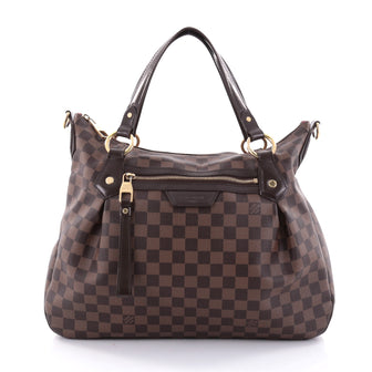 Louis Vuitton Evora Handbag Damier MM Brown 2602103