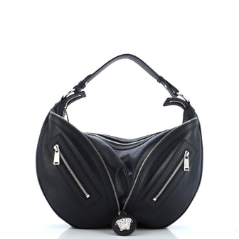 Versace Repeat Hobo Leather Small