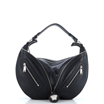 Versace Repeat Hobo Leather Small