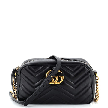 Gucci GG Marmont Shoulder Bag Matelasse Leather Small