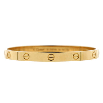 Cartier Love Bracelet 18K Yellow Gold