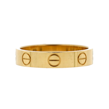 Cartier Love Wedding Band Ring 18K Yellow Gold