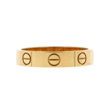 Cartier Love Wedding Band Ring 18K Yellow Gold