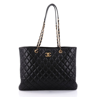 Chanel Classic CC Shopping Tote Quilted Caviar Large 2603302