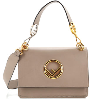 Fendi Kan I F Shoulder Bag Leather Medium