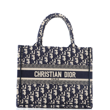 Christian Dior Book Tote Oblique Canvas Small