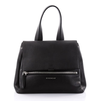 Givenchy Pandora Pure Satchel Leather Small Black 2603901