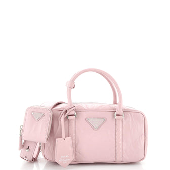 Prada Re-Edition Top Handle Bauletto Bag Nappa Antique Medium